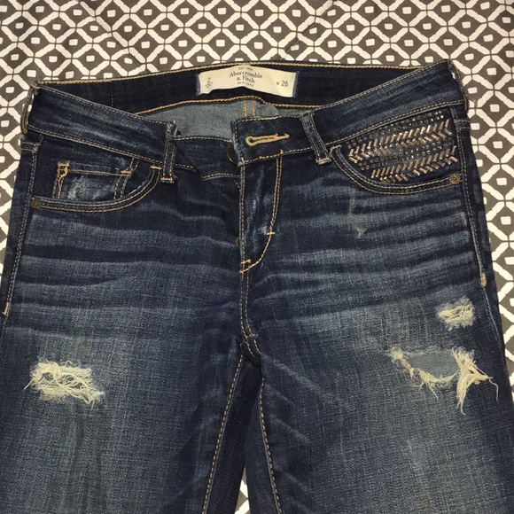 Abercrombie and Fitch Distressed Jeans - Picture 1 of 7